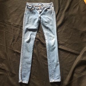 Forever 21 Skinny Fit Blue Jeans Denim 24 32” INS
